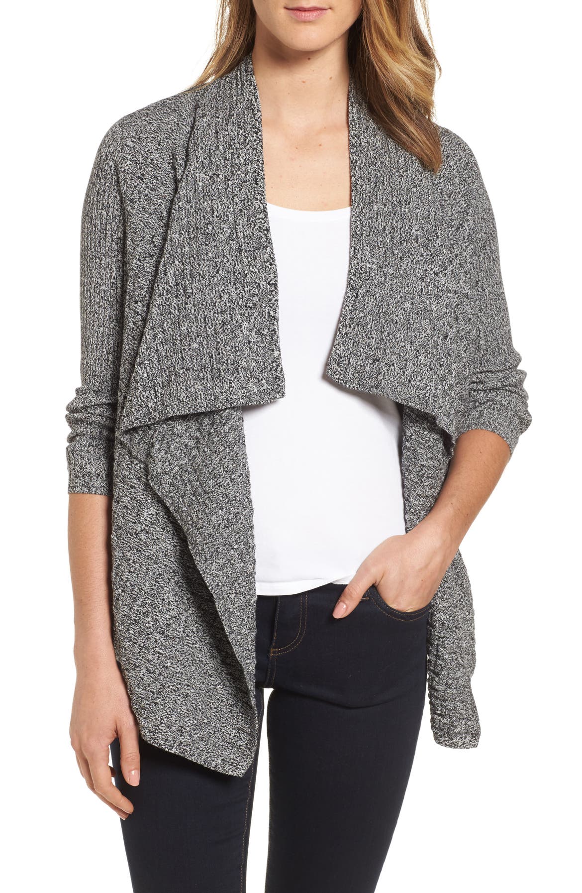 Chaus Mixed Cotton Knit Cardigan | Nordstrom