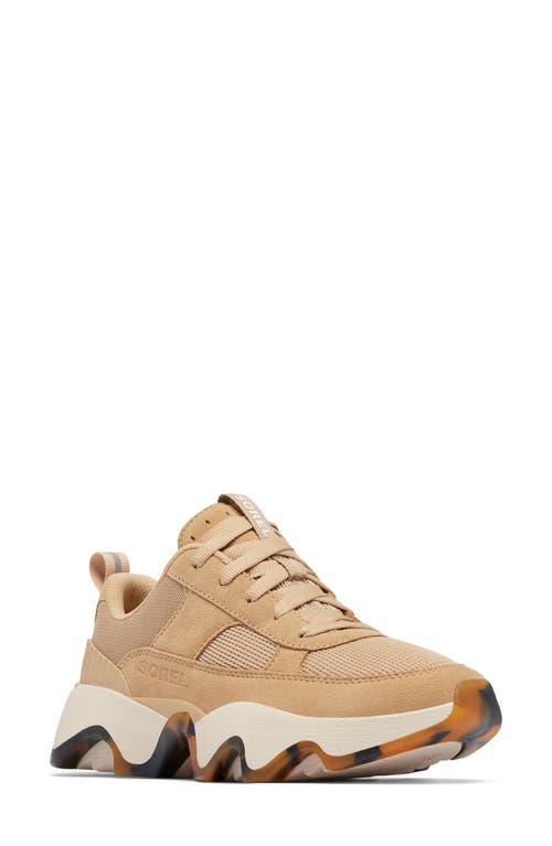 Sorel Kinetic Impact Ii Wonder Lace Sneaker In Canoe/ Chalk