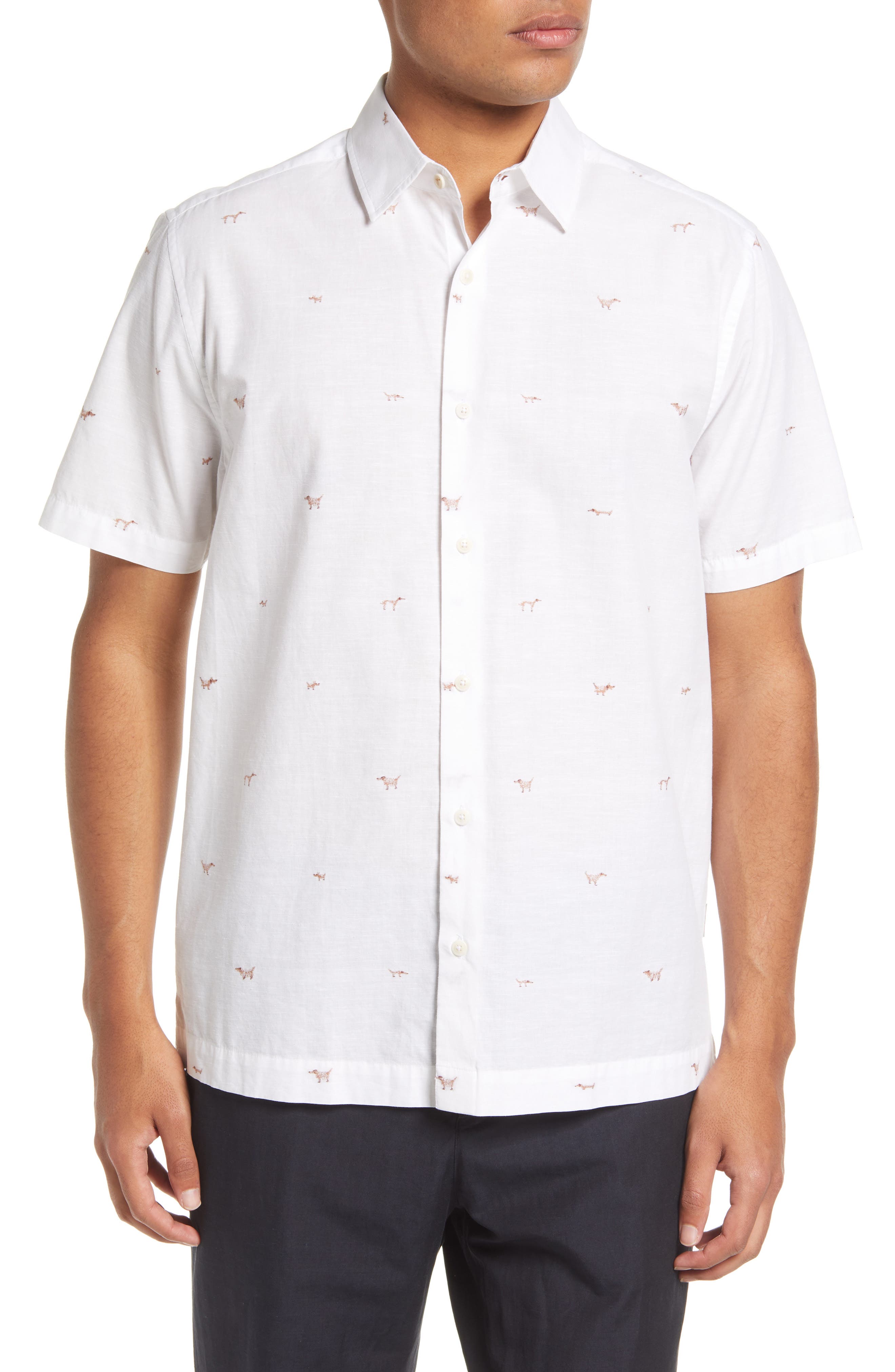 Ted Baker London Pruden Print Cotton 