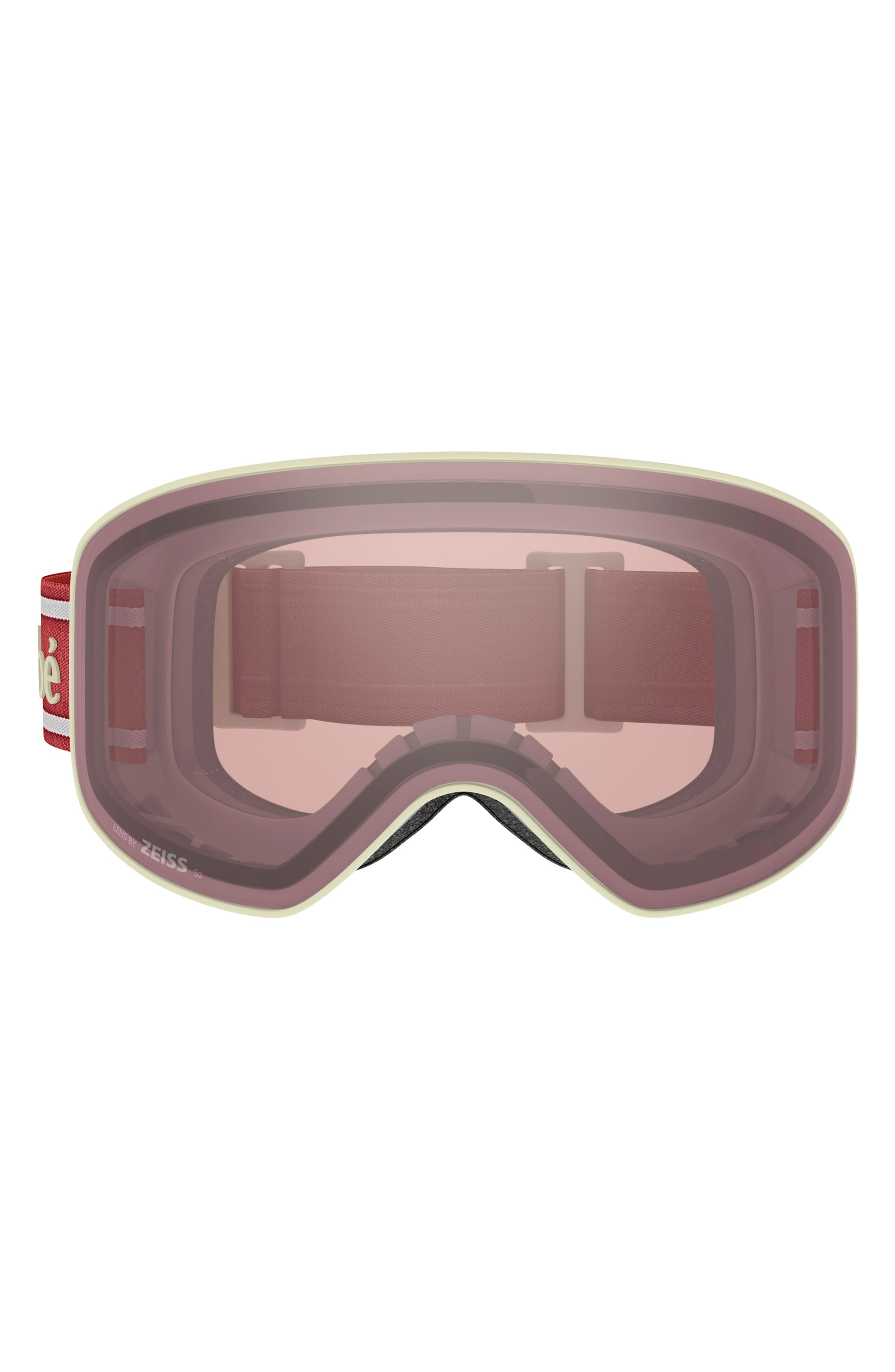 Chloé Eyewear Elasticated-band Ski Sunglasses In Ivory