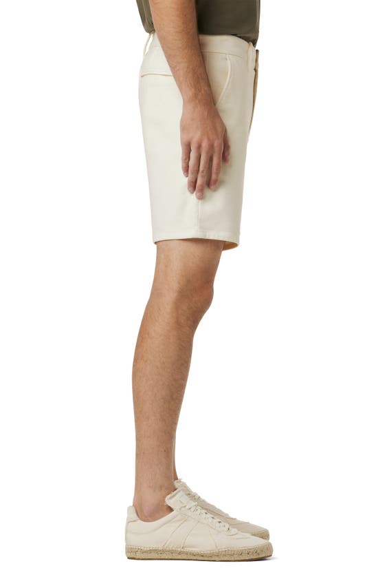 Joe's The Airsoft Slim Straight Leg Terry Chino Shorts In Chalk