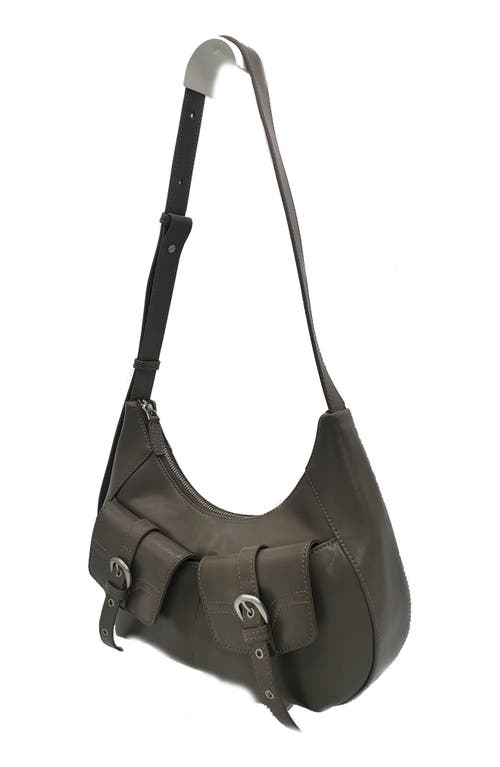 Oryany Rodeo Suede Shoulder Bag In Hazel