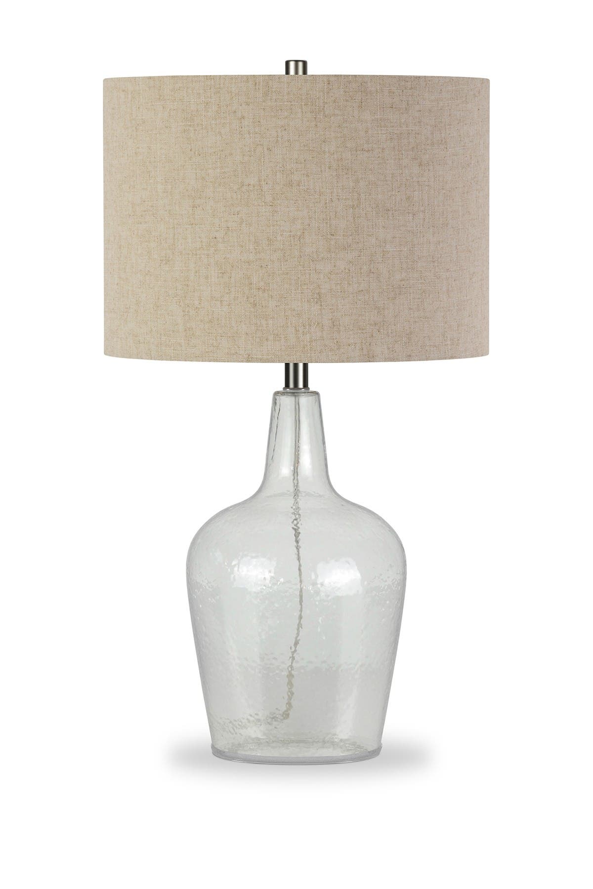 Addison And Lane Helix Fillable Table Lamp In Clear