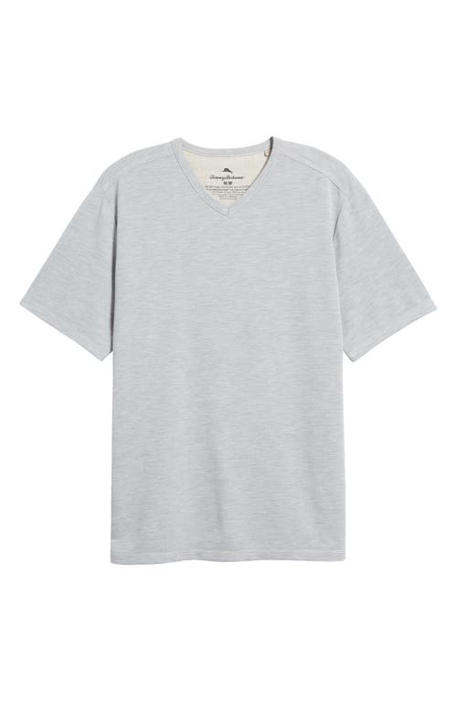 Shop Tommy Bahama New Costa V-neck T-shirt In Ash Grey