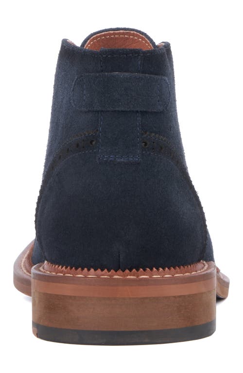 Vintage Foundry Milton Chukka Boot In Navy