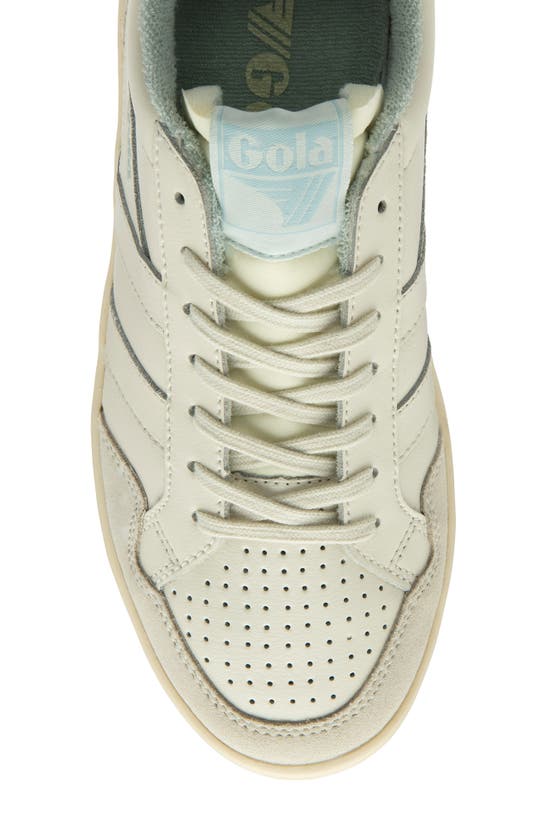 Shop Gola Eagle Sneaker In Off White/ Ice Blue