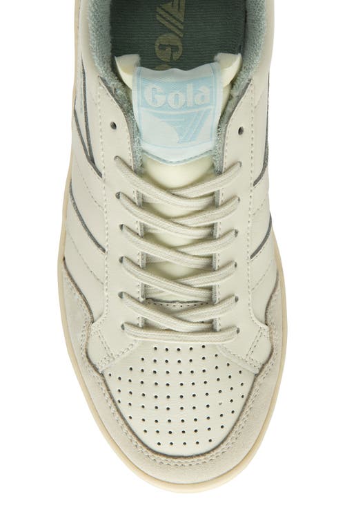 Shop Gola Eagle Sneaker In Off White/ice Blue