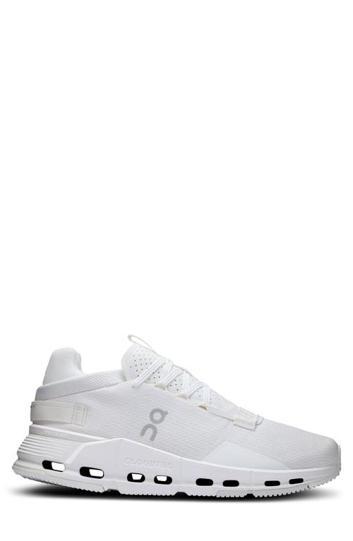 On Cloudnova 2 Training Sneaker In All White