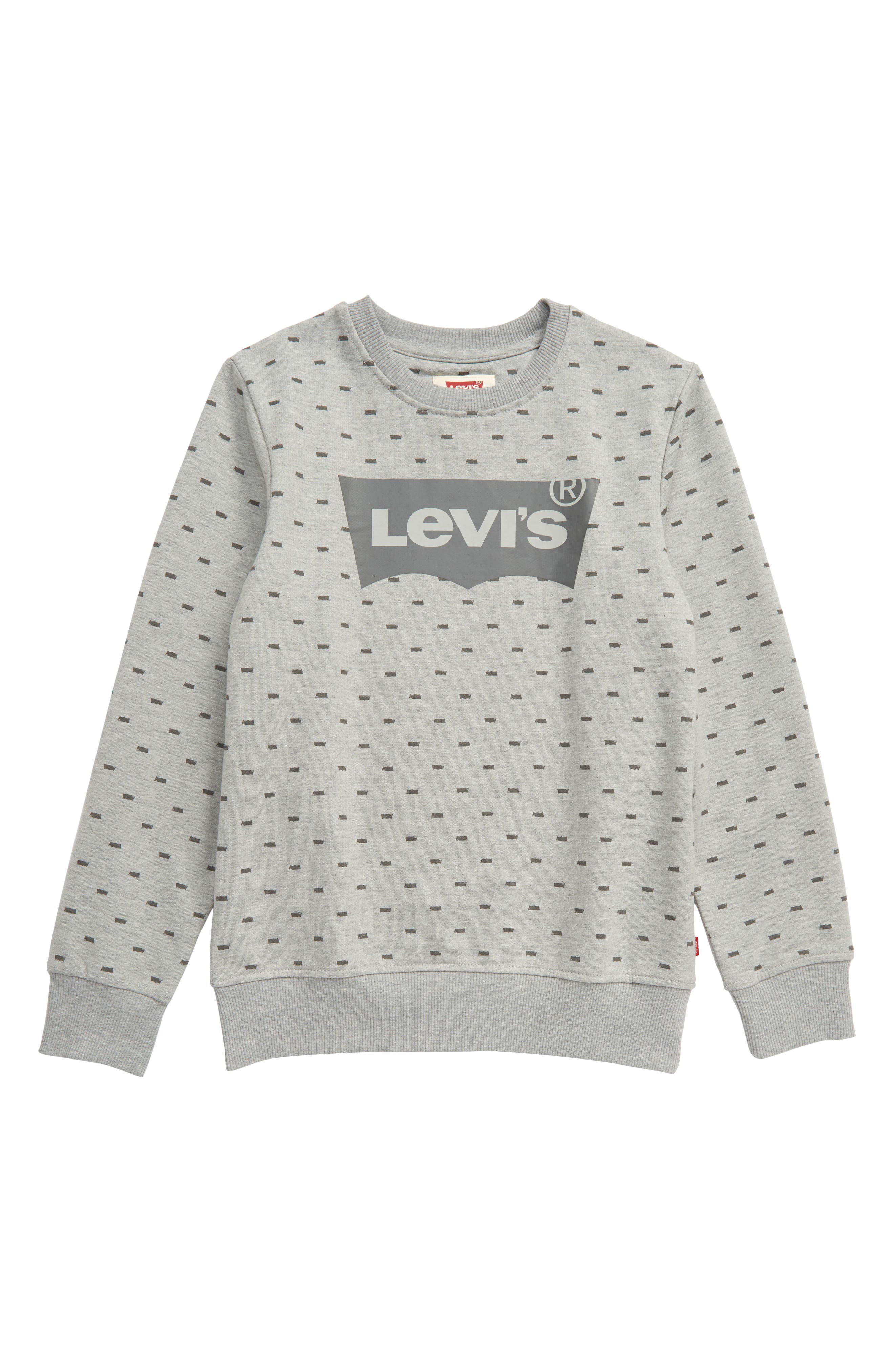 levis batwing crew sweatshirt