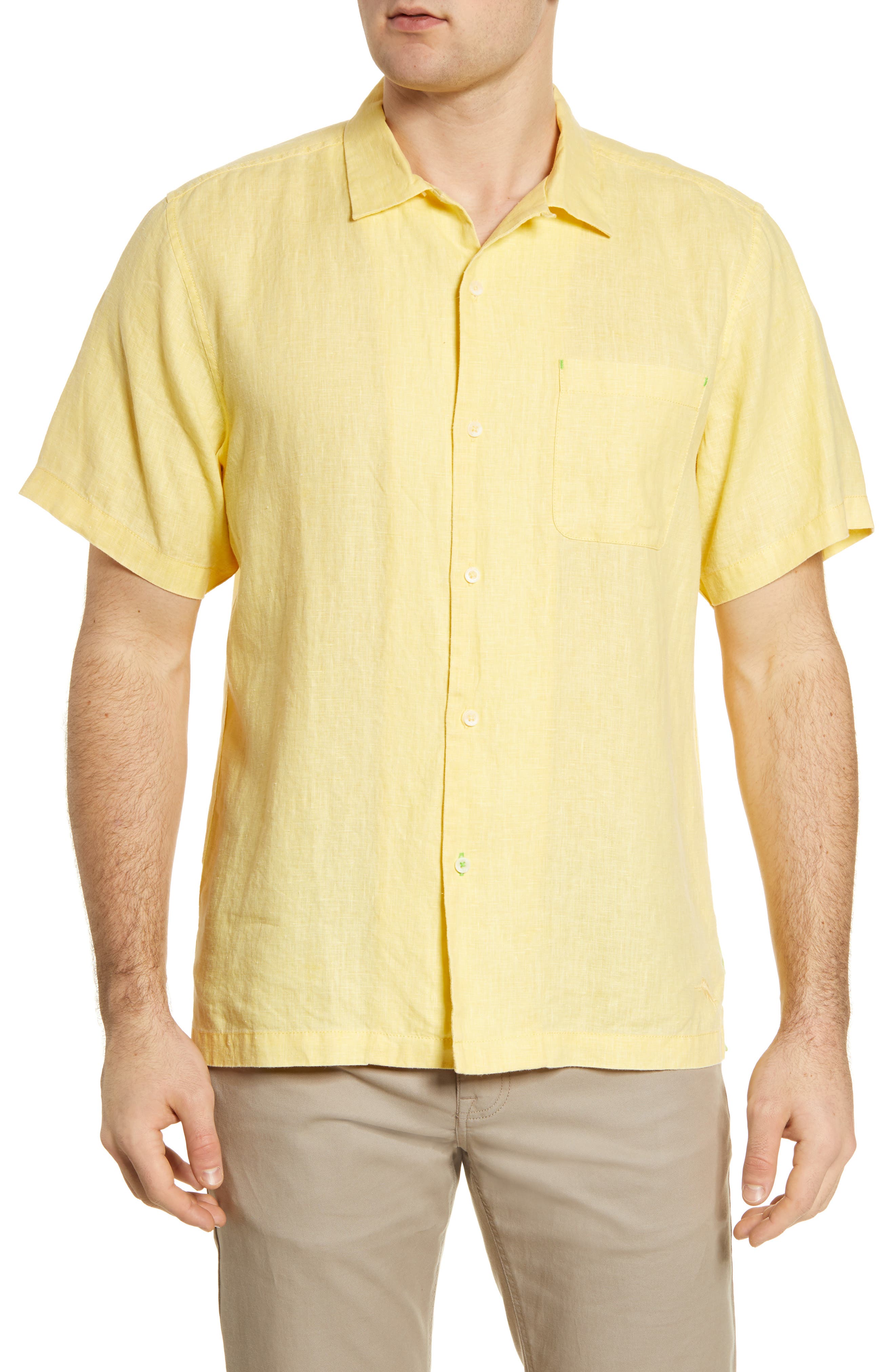 tommy bahama yellow shirt