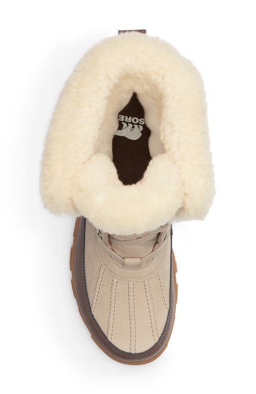 Shop Sorel Tivoli V Parc Genuine Shearling Waterproof Boot In Omega Taupe/gum 10