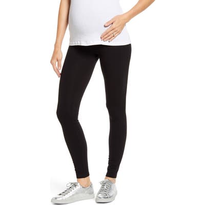 Hue Over The Belly Maternity Leggings, Black