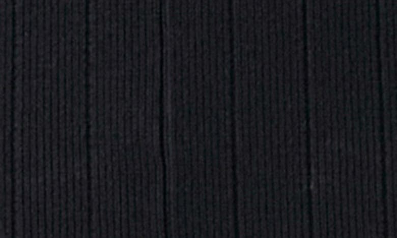 Shop Grey Lab Sleeveless Ribbed Sweater Minidress In Black
