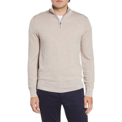Bonobos Slim Fit Merino Wool Quarter Zip Pullover