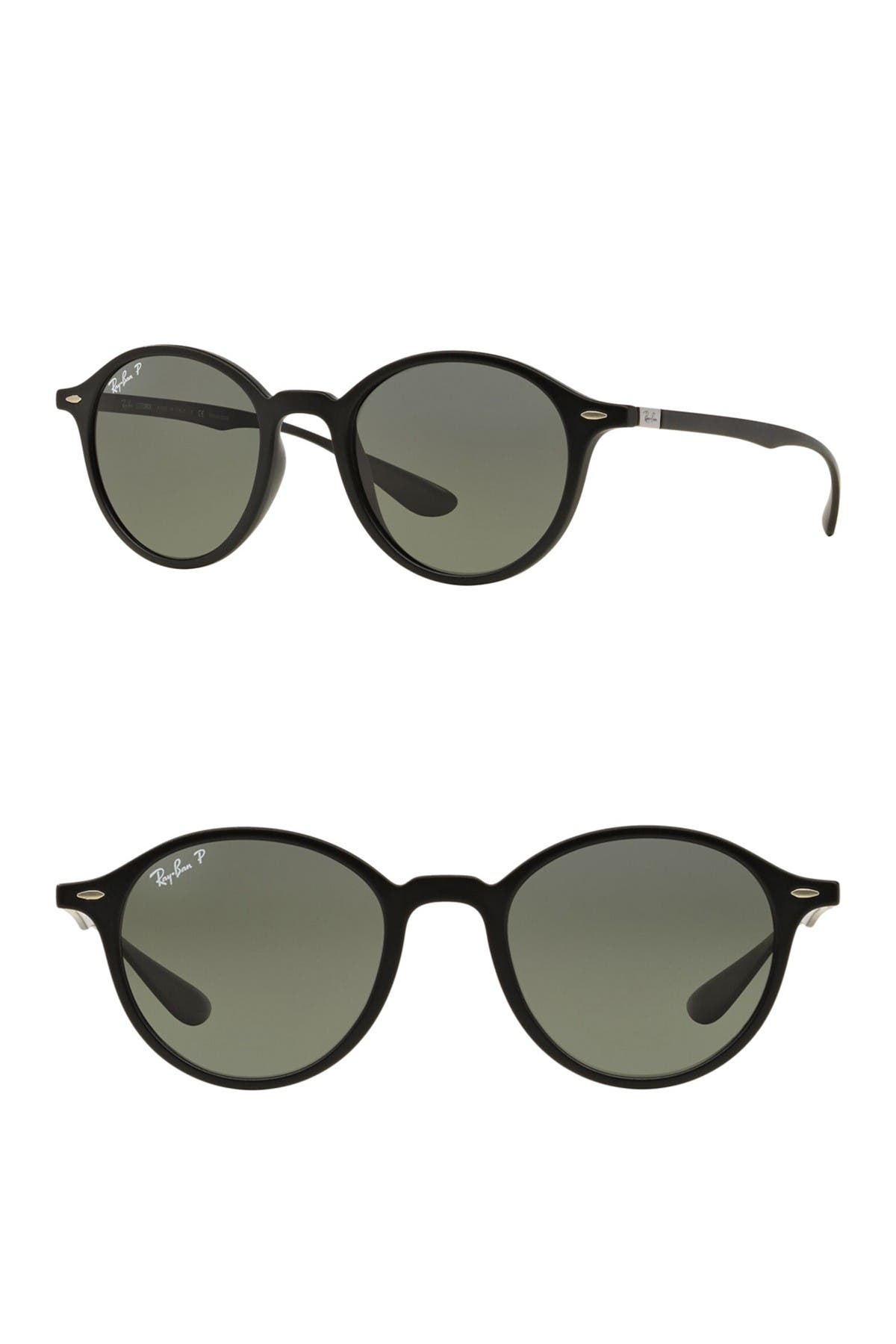 Ray Ban Tech Liteforce 50mm Polarized Round Sunglasses Hautelook