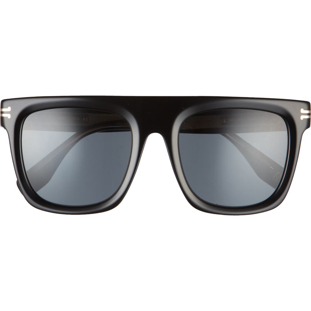 Marc Jacobs 52mm Flat Top Sunglasses In Black