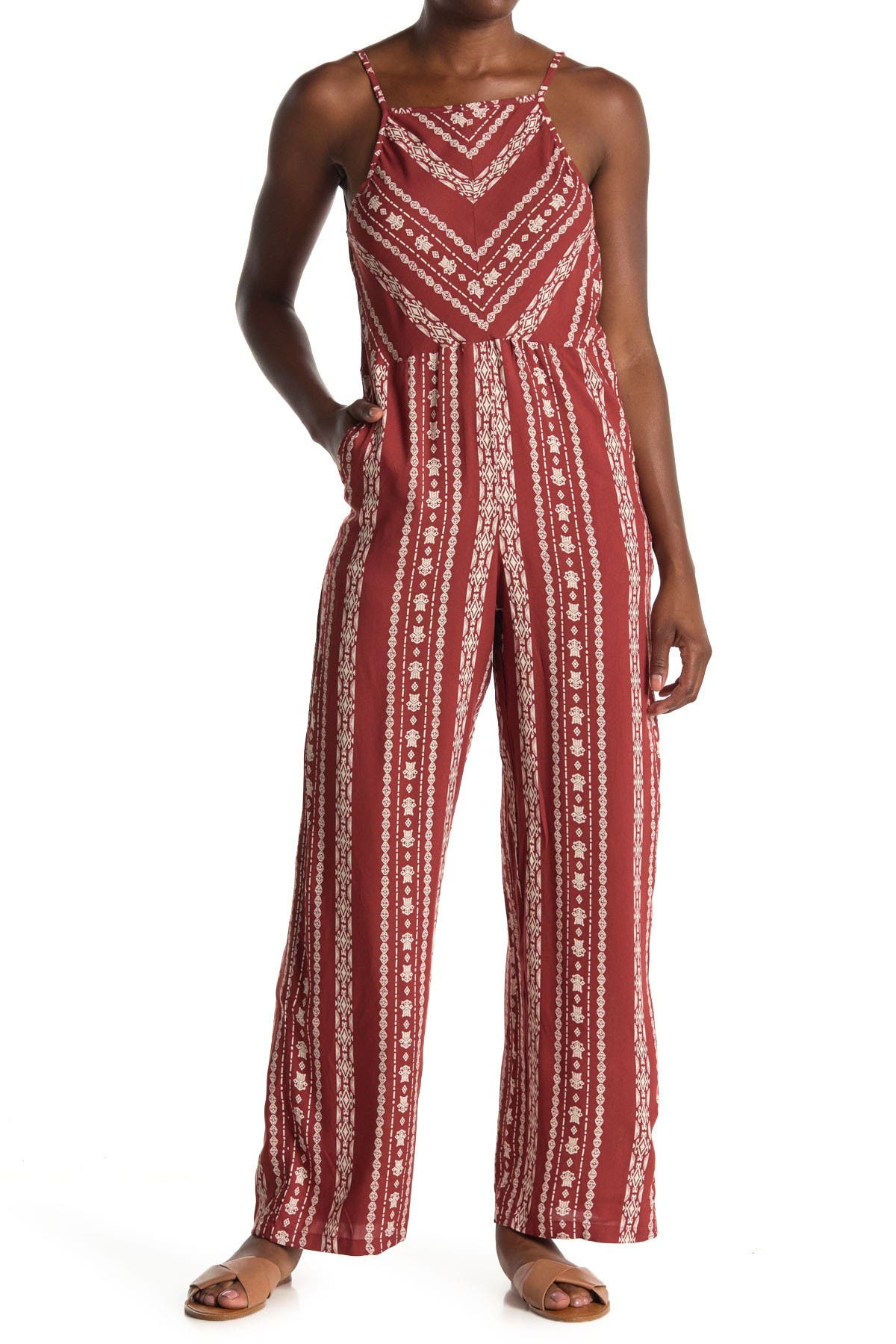 low v jumpsuit