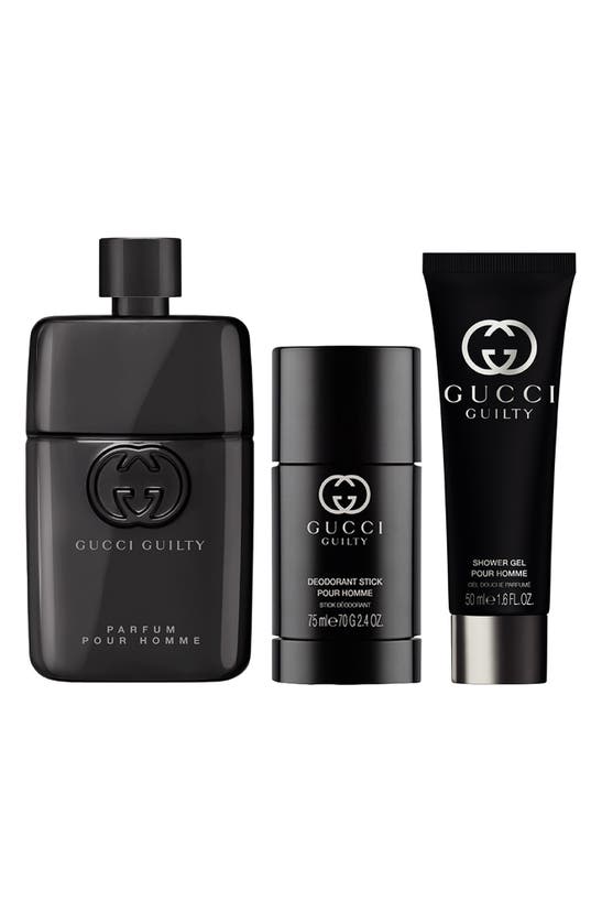 Gucci Guilty Eau De Parfum Set (limited Edition) Usd $183 Value In Black