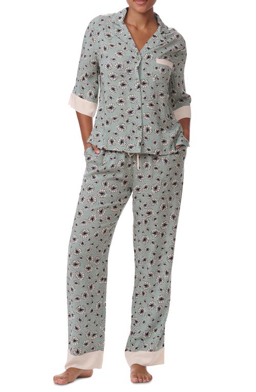 Splendid Print Pajamas In Daisy Dot Toss