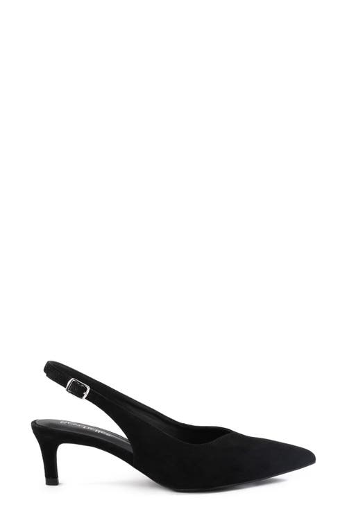 Shop Seychelles Candlelight Slingback Pointed Toe Kitten Heel Pump In Black