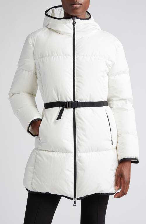 Moncler Sirli Hooded Down Puffer Jacket Cream at Nordstrom,