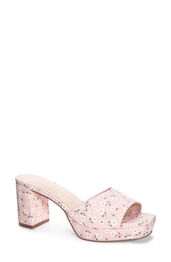 Chinese Laundry Tai Platform Sandal In Pink
