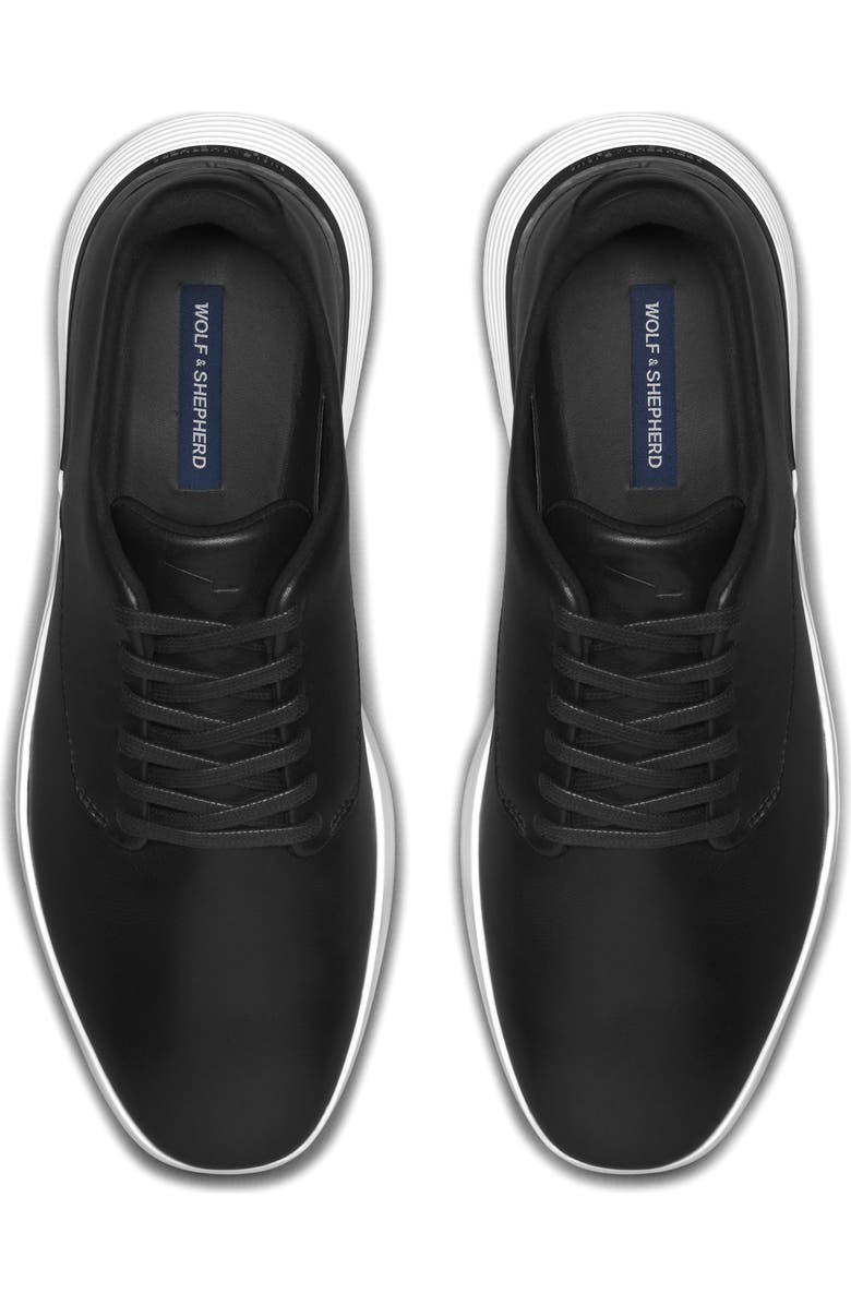 Wolf & Shepherd Crossover Plain Toe Derby, Alternate, color, Black / White