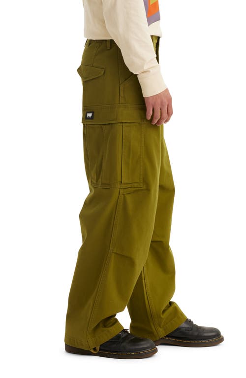 Shop Levi's Skate Loose Cargo Pants In Fir Green