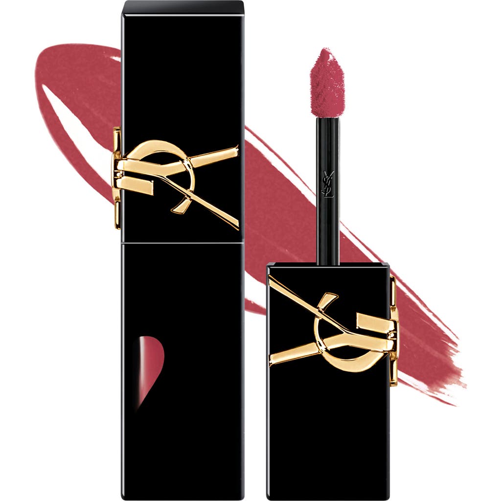 Saint Laurent Yves The Inks Vinyl Cream High Shine Lip Stain In 622 Plum Liberation