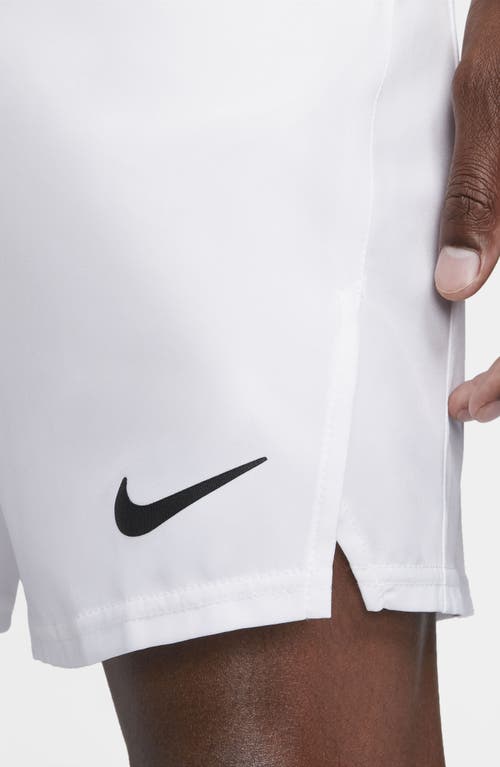 Shop Nike Court Dri-fit Victory Athletic Shorts In White/black