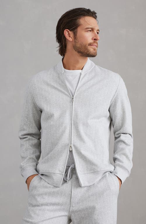 Shop Brunello Cucinelli Double Cloth Sweatshirt In Pearl Grey