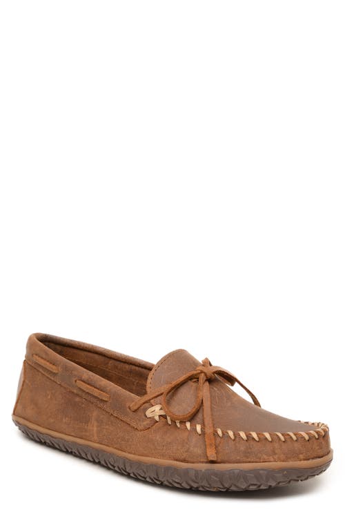Tie Tread Loafer in Brown