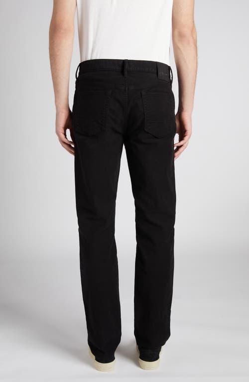 Shop Tom Ford Moleskin Slim Fit Five-pocket Pants In Black