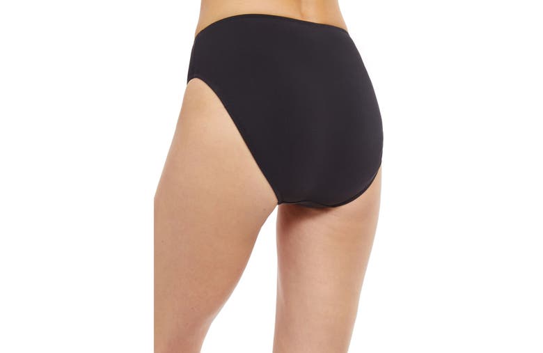 Gottex High-waisted Bikini Bottoms In Black