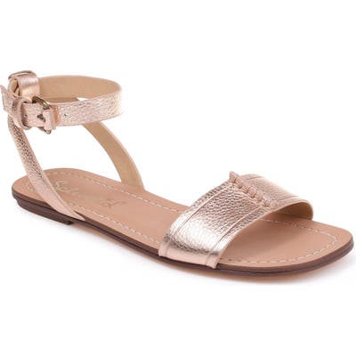 Splendid Tabitha Ankle Strap Flat Sandal- Pink