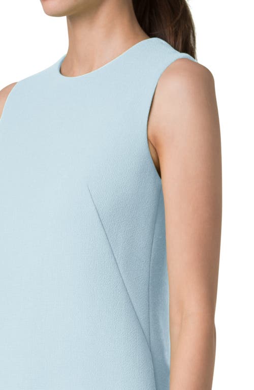 AKRIS AKRIS VIRGIN WOOL CREPE SHEATH DRESS