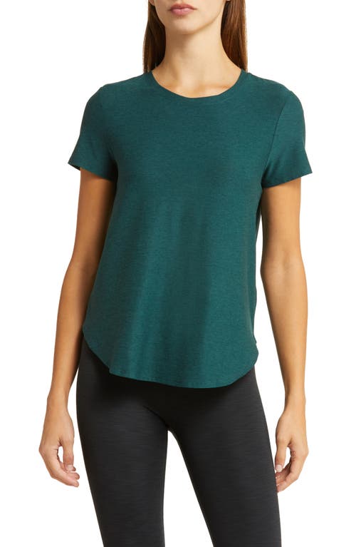 On the Down Low T-Shirt in Midnight Green Heather