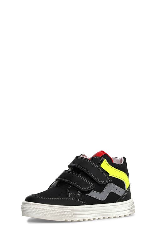 Shop Naturino Kids' Mizar High Top Sneaker In Black