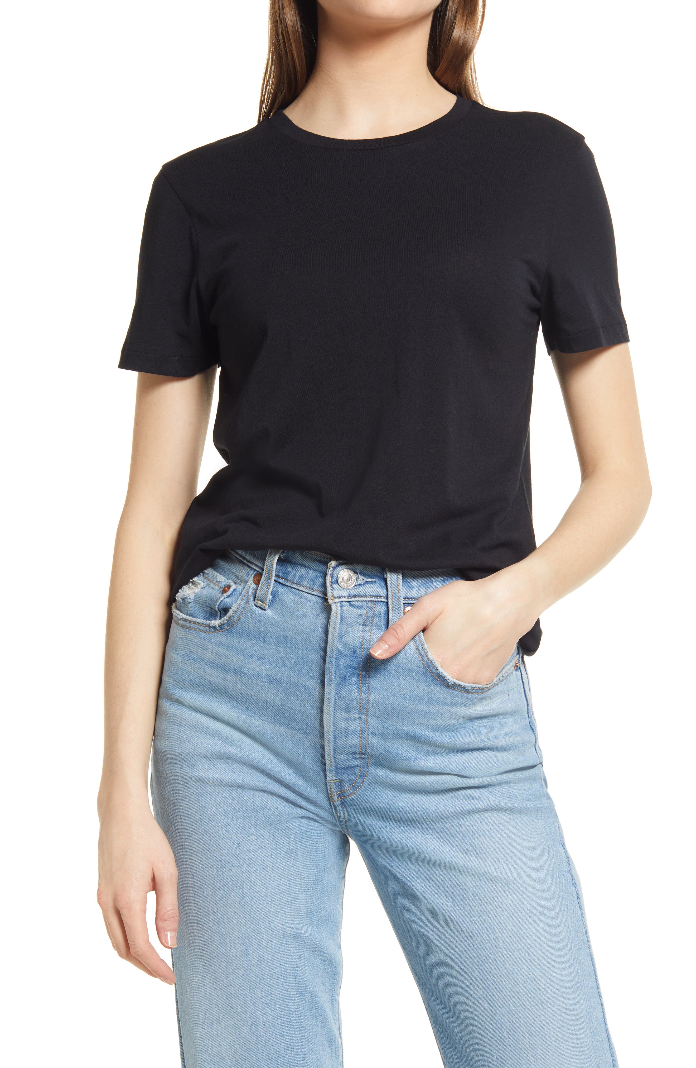 nordstrom black t shirt