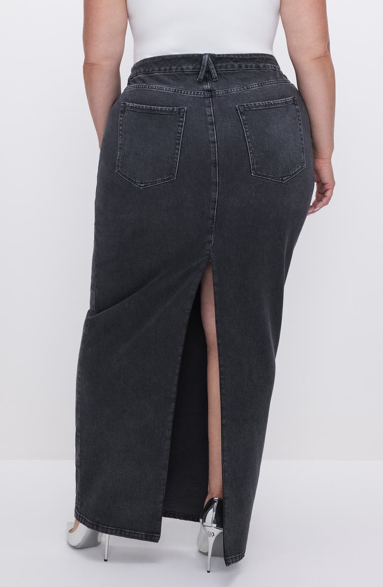 Good American Tube Denim Maxi Skirt | Nordstrom