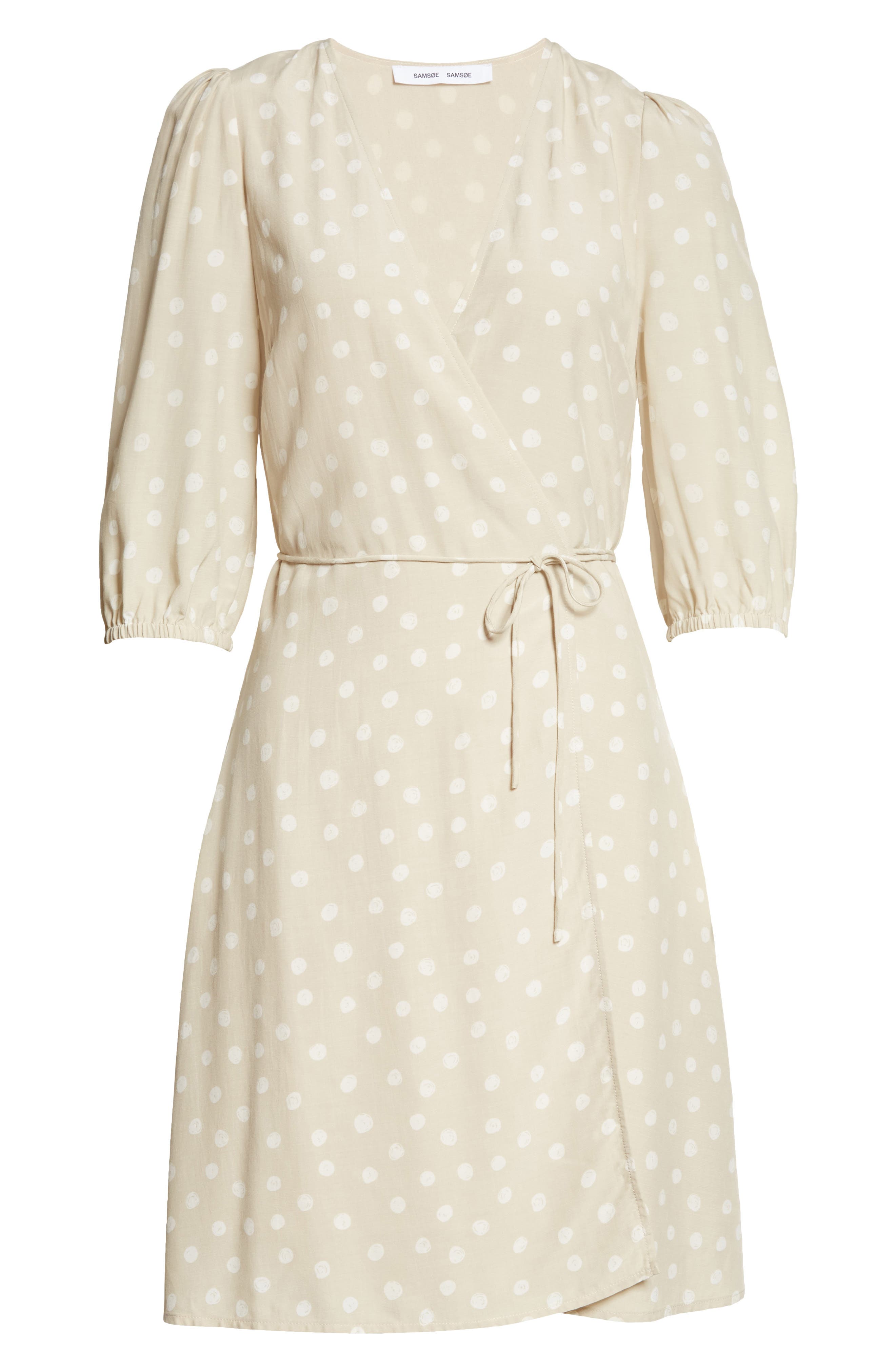 Britt ss wrap dress aop 10864