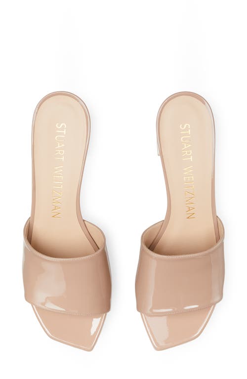 STUART WEITZMAN STUART WEITZMAN SQUAREHIGH PLATFORM 95 SLIDE SANDAL 