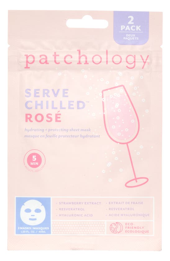 PATCHOLOGY PATCHOLOGY 2-PACK SERVE CHILLED ROSÉ SHEET MASKS