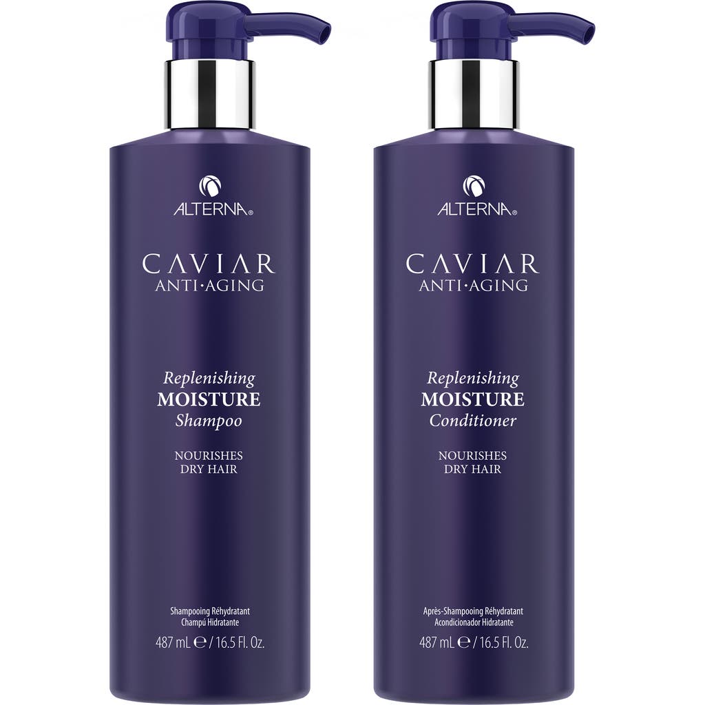 ALTERNA ALTERNA® CAVIAR ANTI-AGING REPLENISHING MOISTURE SHAMPOO & CONDITIONER BUNDLE