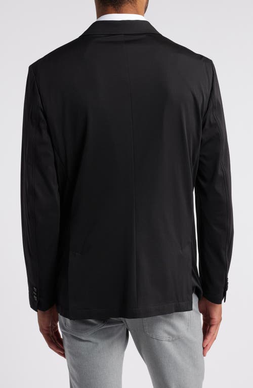 Johnston & Murphy Xc Flex® Solid Knit Sport Coat In Black