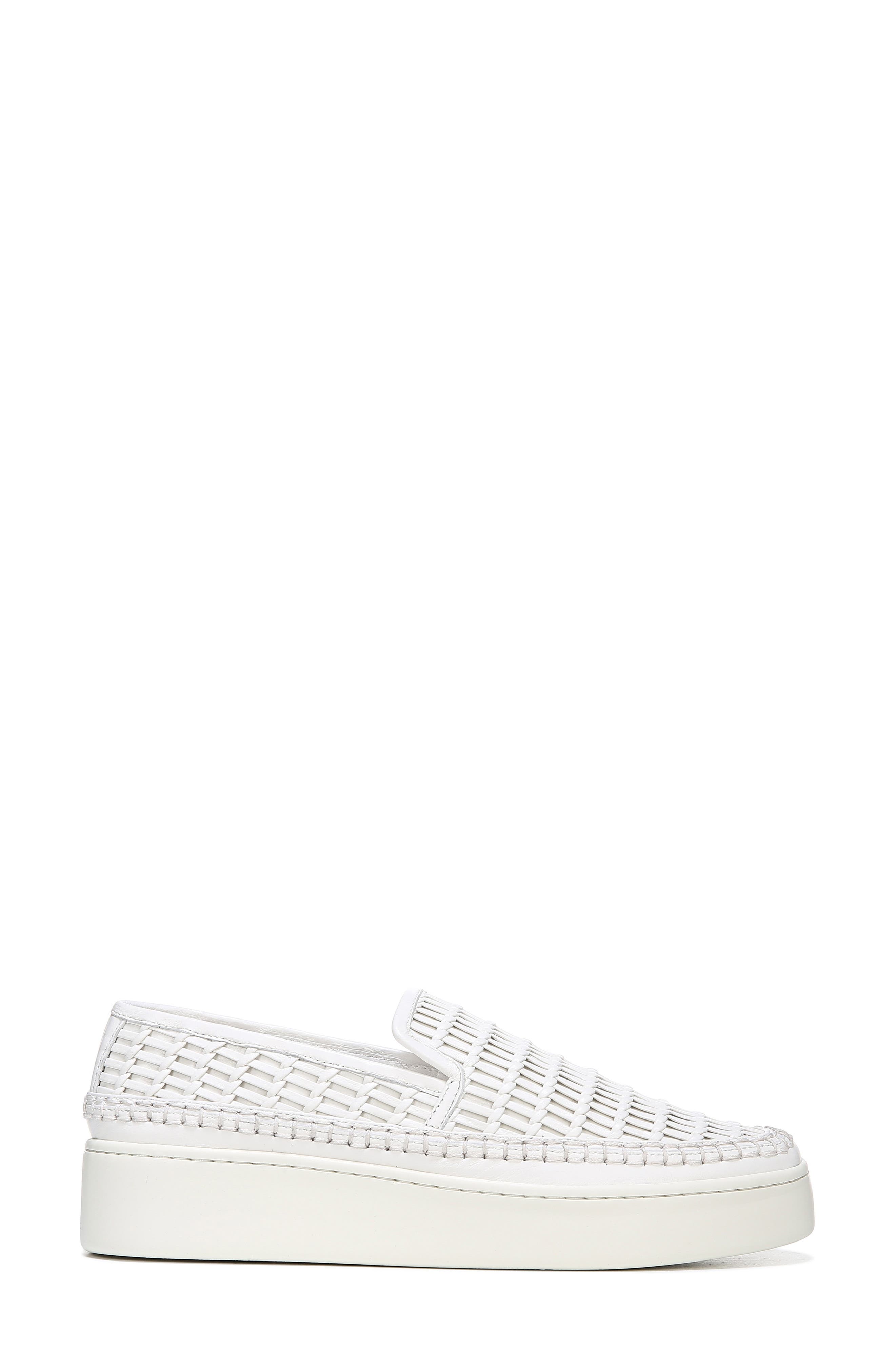 vince stafford woven leather sneakers