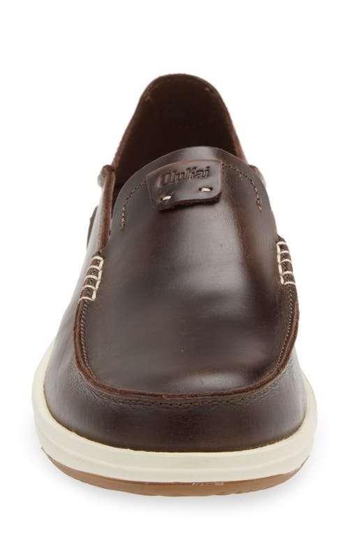 Shop Olukai Kakaha Slip-on In Dark Java/dark Java