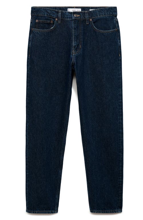 Mango Bob Straight Leg Jeans In Open Blue