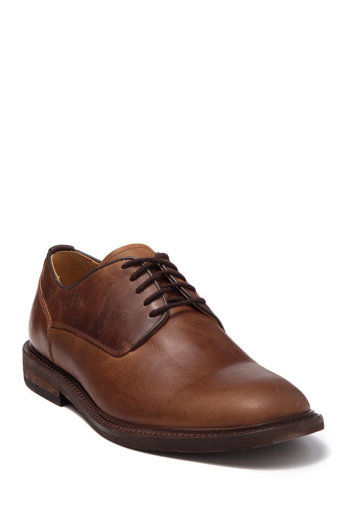 Warfield & Grand Reed Leather Derby In Cognac