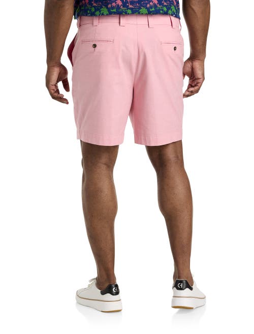 Shop Oak Hill By Dxl Chambray Shorts In Tea Rose